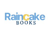 raincake books logo on a black background